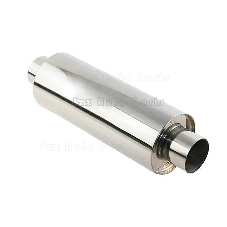 Auto Performance Parts Tuning Exhaust Systems Universal Resonator Stainless Steel 76mm Straight Round Muffler Car Silencer
