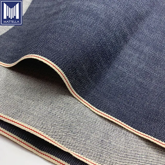 100% cotton selvedge heavy weight 14 15oz stock lot japanese style denim fabric price in meter for mens jeans