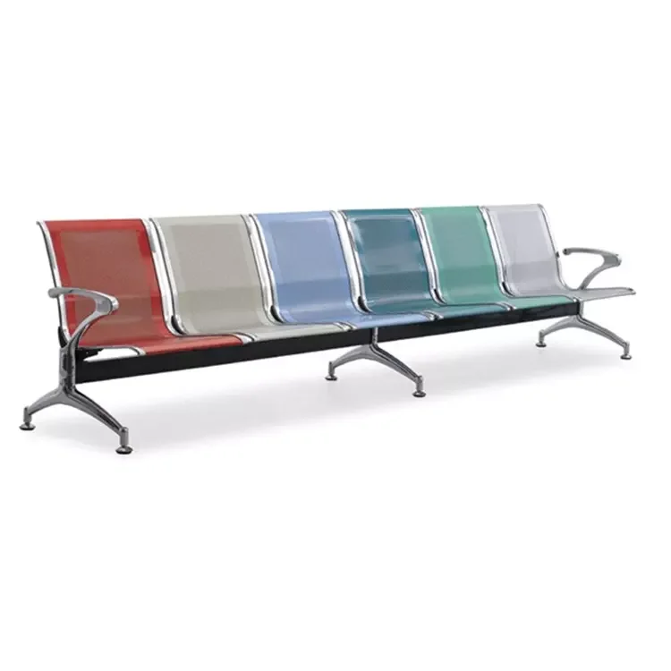 2025 hot sell  Waiting bench for office public chair in airport  1/2/3/4/5 seater