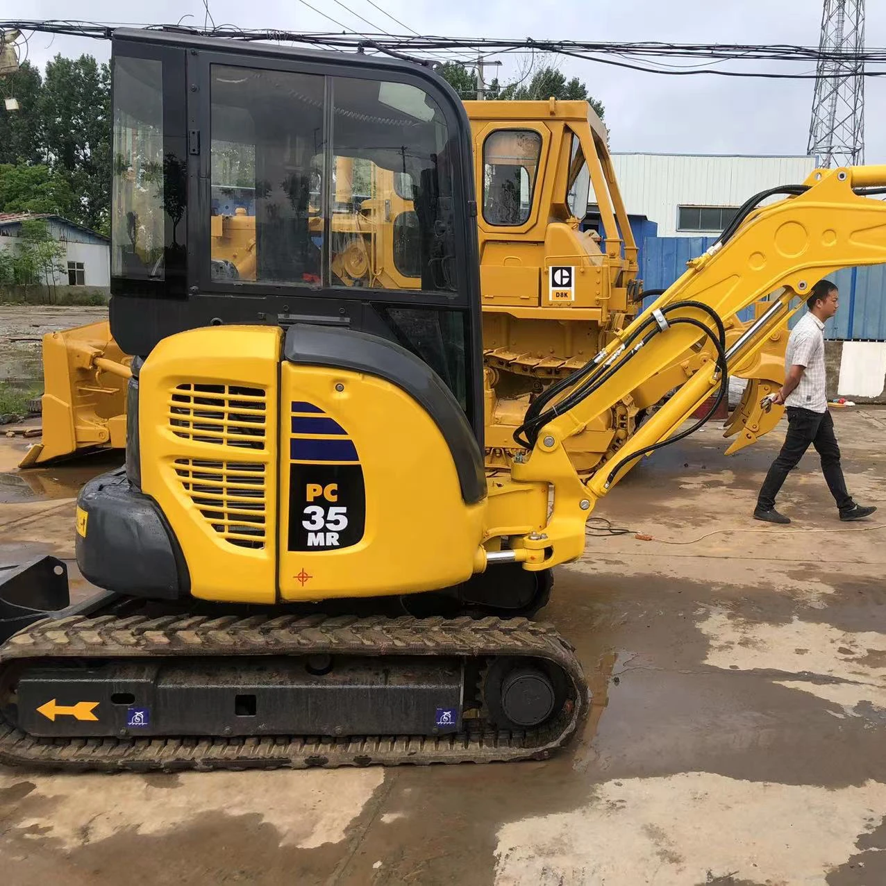Japanese  used 3.5 ton komatsu mini excavator digger pc35mr