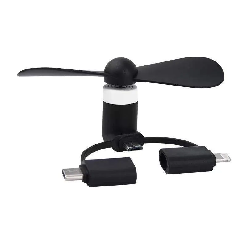 Promotional USB Gadget Portable Mini Soft Phone Fan For Iphone Android Micro Handheld Cooling Cellphone Fan Cooler Mobile Phone