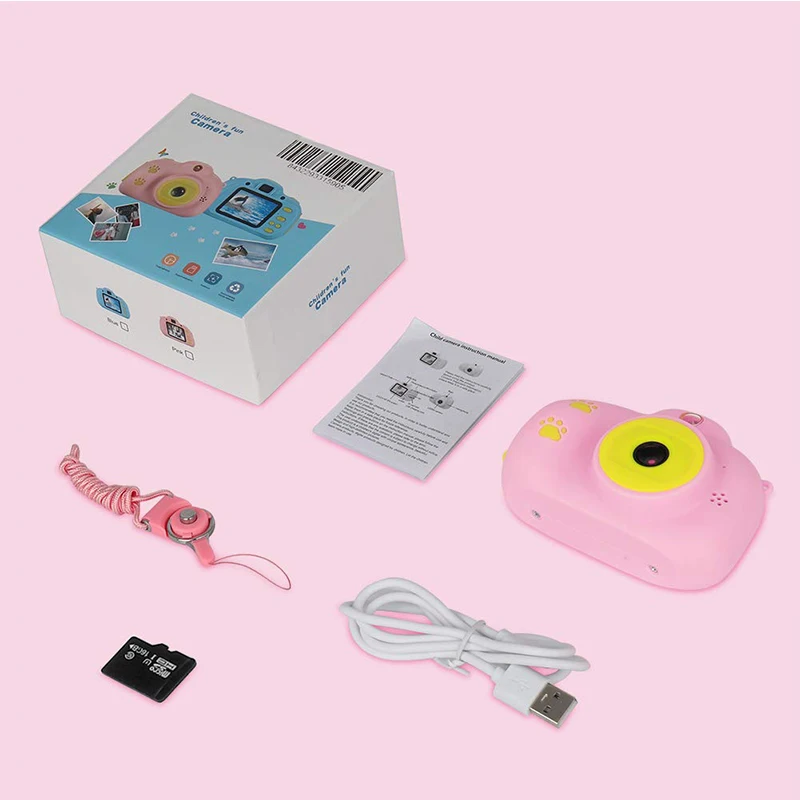 Kid Camera for Boys and Girls Age 3-12, Children Camera Great Birthday Gift&Toy Kid Digital Video Camera with Shockproof Mp3 8MP