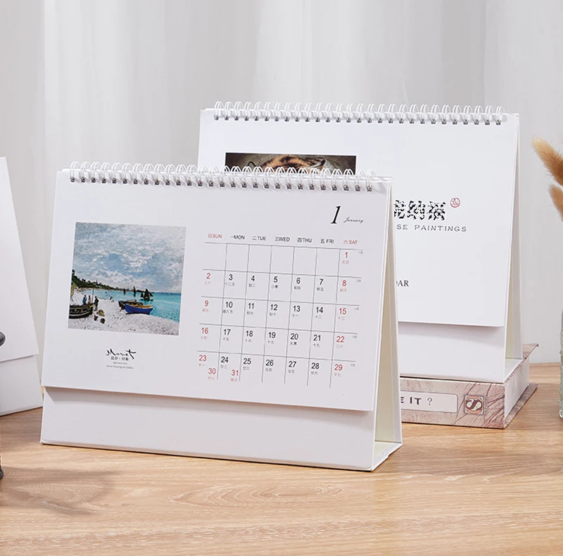 Top Inspirational Mini Pad Friendly Eco Printing Generic Custom Notepad Stand 2022 Table Desk Calendar With Sticky Notes