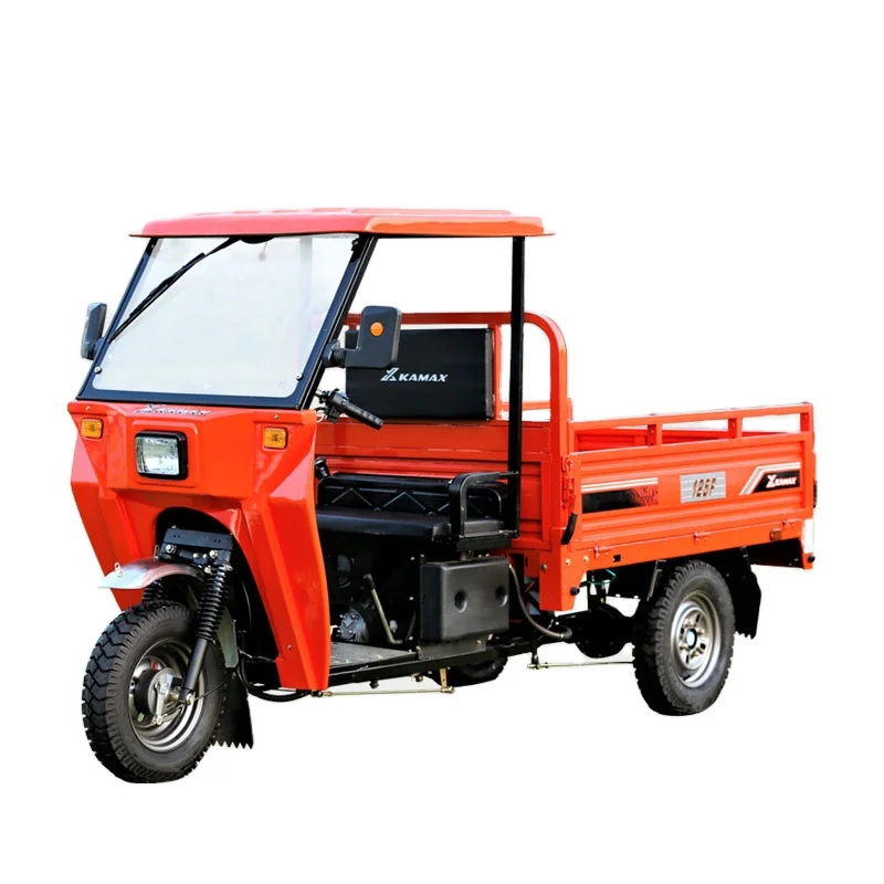 KAMAX моторизованный 1000w 200cc три колеса бензиновый трехколесный грузовой автомобиль