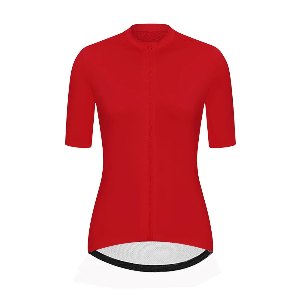 MOTE-ZC882 Wholesale Custom Cycling Jersey Short Sleeve Zip Jersey Bike Cycling Women Summer Custom Blank Cycling Jersey