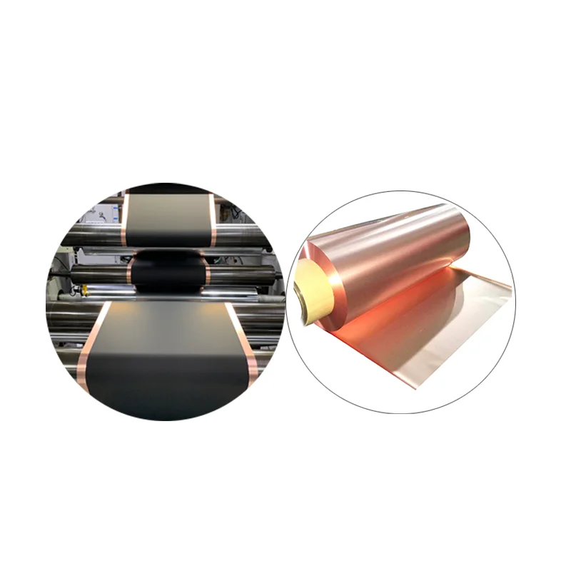 Lithium Ion Battery Anode Copper Foil Roll Carbon Coated With Copper Foil