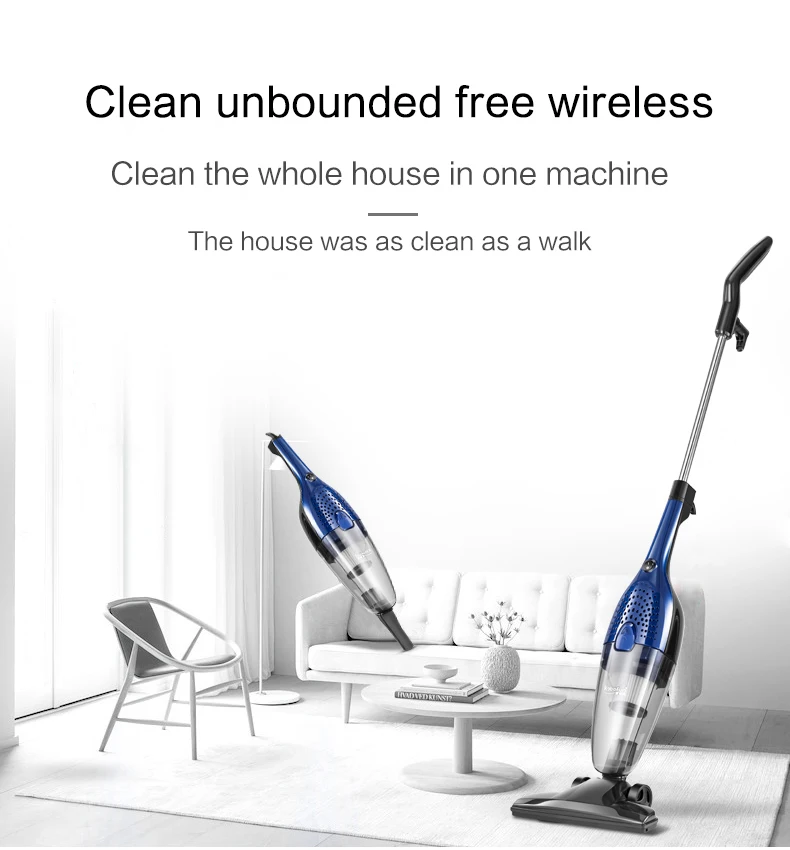 KBF108 Easy To Operate Convenient 2 In 1 Cordless Stick Mini Cyclone Vacuum Cleaner