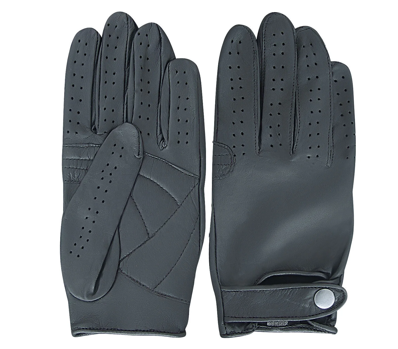 Hot Selling Men Leather Gloves LAMBSKIN SHEEP LEATHER DRIVING FASHION BLACK / TAN SOFT for Men Women Gloves