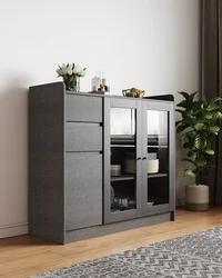 Dinning Room Wooden Storage Cupboards Organizer Home Luxury Kitchen Cabinet Modern Designs With Drawers