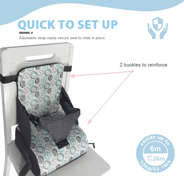 4 месяца ткань складная сумка для путешествий подушка маленьких детей и малышей Портативный Обеденный есть сиденье бустер Подушка