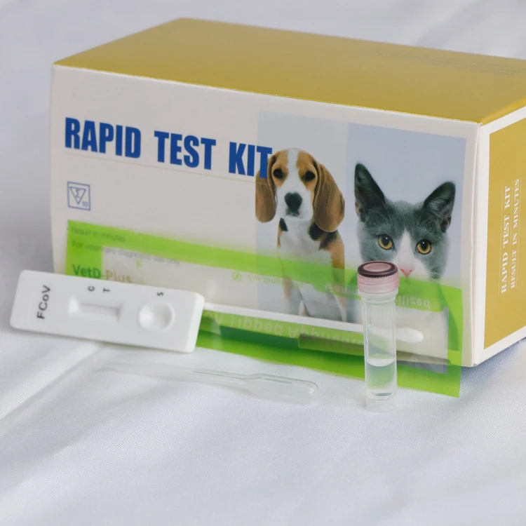 Кошачий фелиновый антиген быстрый CDV CPV FPV CIV тест ПЭТ ветеринарные испытательные