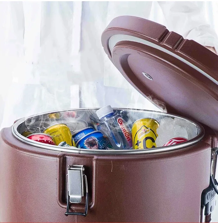 Commercial Milk Tea Insulated Barrel Stainless Steel With Tap for keep warm Drink Barrels Bubble Tea Shop Equipment