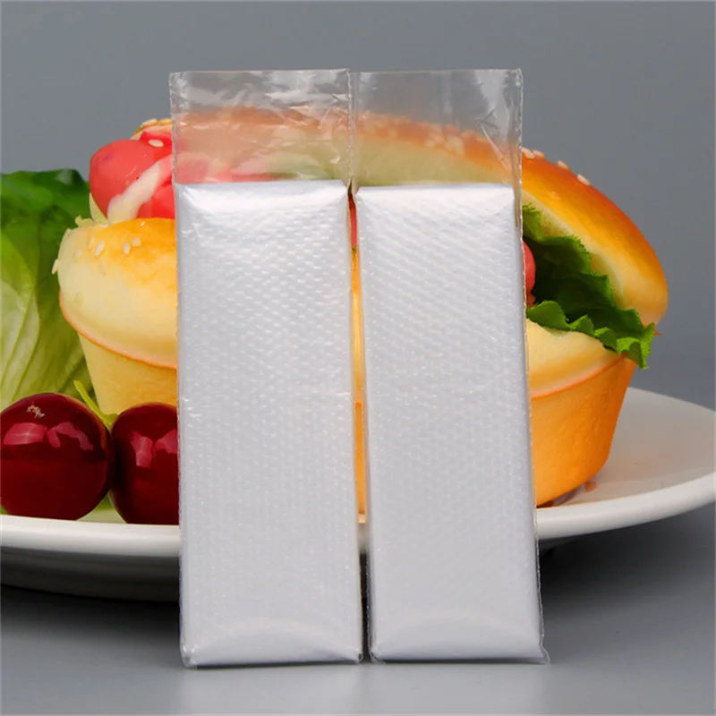 Custom package pe glove disposable pe individually wrapped gloves for food restaurant deli