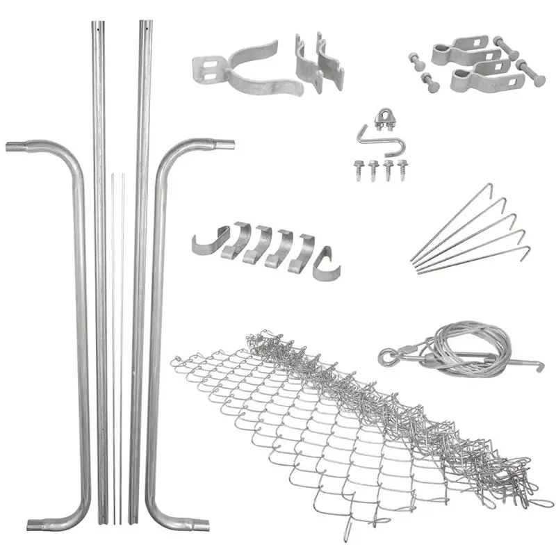 American Standard Diamond Mesh Wire Railing Cyclone Sports Fence Panels Diamond chain link fencing