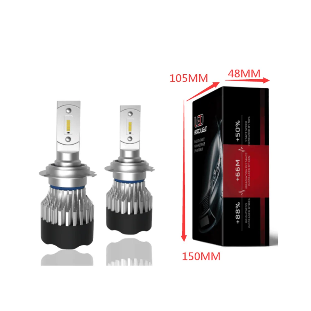 Car Lights 36W 8000 Lumens 12V 24V Automotive Lamp Auto Led H7 Headlight