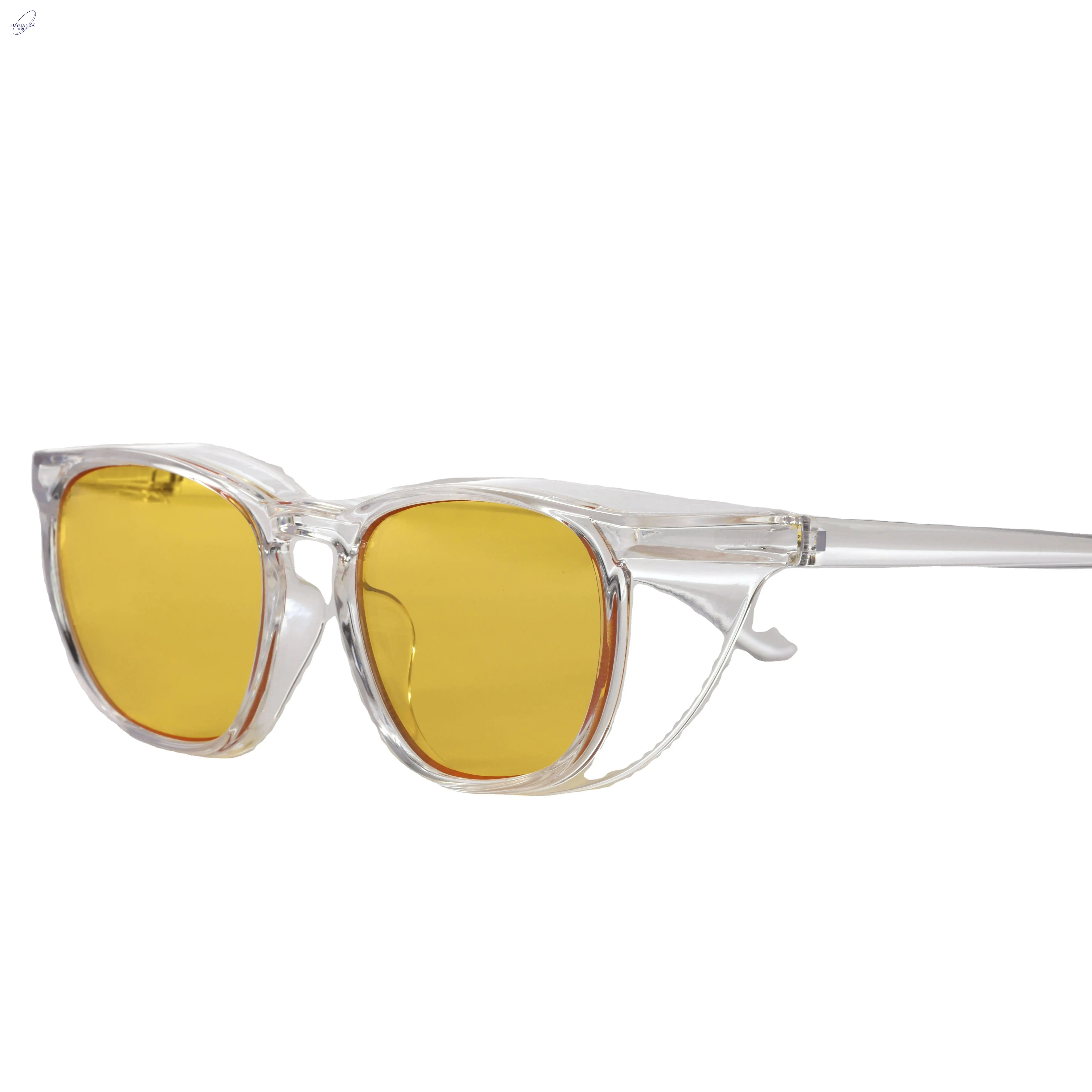 Men Women Personal Protective Uv400 Anti-Fog Sunglasses Yellow Safety Glasses for Eye Protection antifog glasses