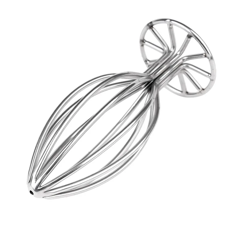 Stainless Steel Anal Sex Toy Anal Expanding Hollow Butt Plug