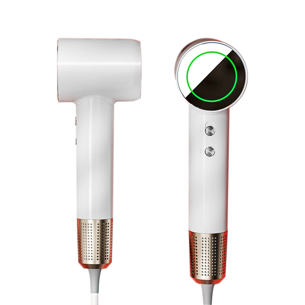 Babyvers Hair Dryer Brush Bldc Negative Ionic Blow Dryer Salon Air Hair Tool Set Magnetic Nozzle 110000 Rpm High Speed Hairdryer