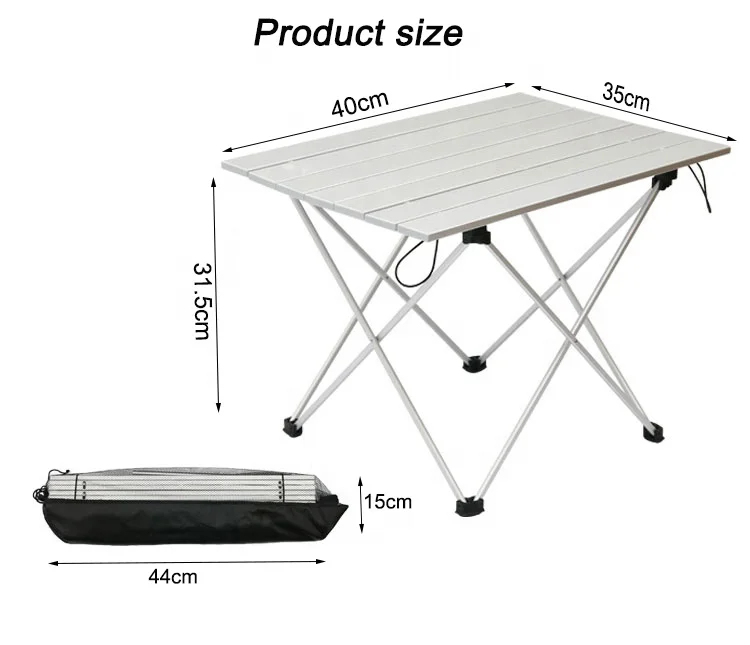 
Singda Lightweight BBQ Beach Camping Foldable Table Small Folding Outdoor Cooking Camping Aluminum Mini splicing Table 