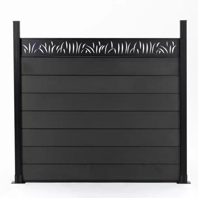 New Innovation Outdoor Panels Garden Decoration Wood Wpc Decorative Panel 3D Plastic Composite Wood Fencing With Post