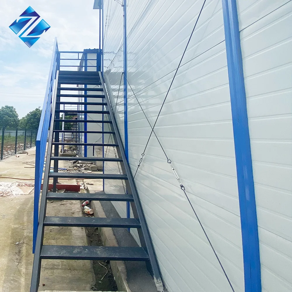 Light Steel Flat Pack Modular Container House Standard Prefab House For Construction Object