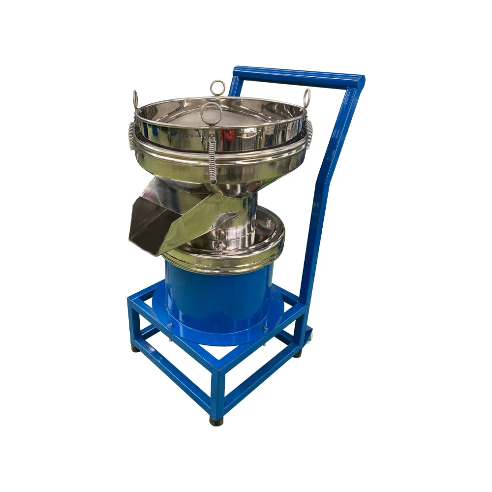 Industrial 450 Type Vibration Filter Sieve Machine Small Vibrating Sifter Round Electric Juice Vibrating Filter Sieve