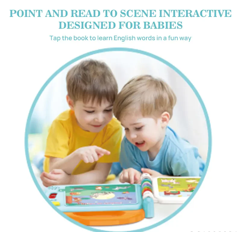 Hot Sale Educational English Electronic Sound Book Reader Machine Toy Kids Early Development Learning Toy