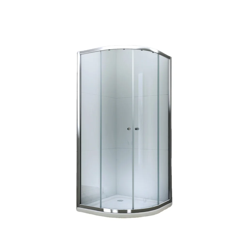 EX-503 High Quality Chrome 6mm glass classic shower Enclosure