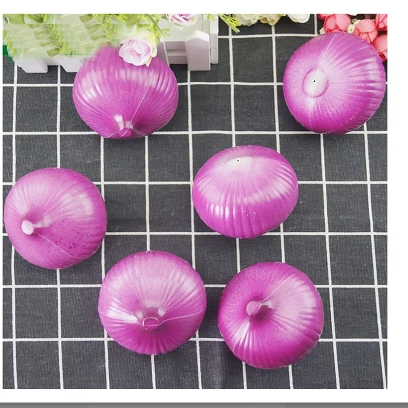 Artificial Onion - Plastic Vegetable Purple Onions Fake Vegetables