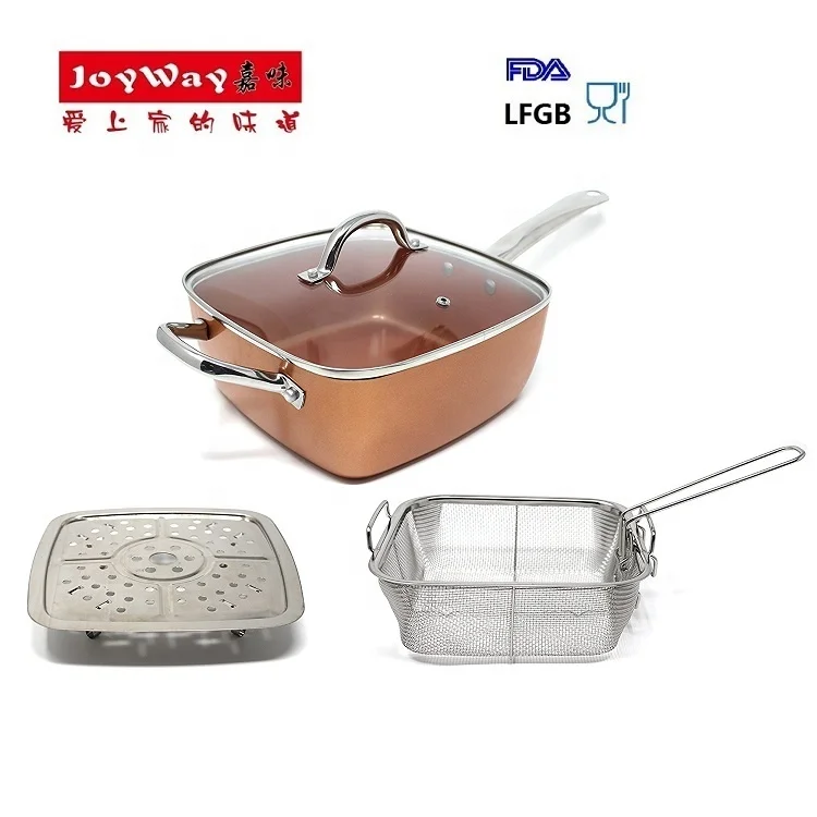 Aluminium Square Kitchen Ware Set Multifunction Kitchen Cooking Ware Set