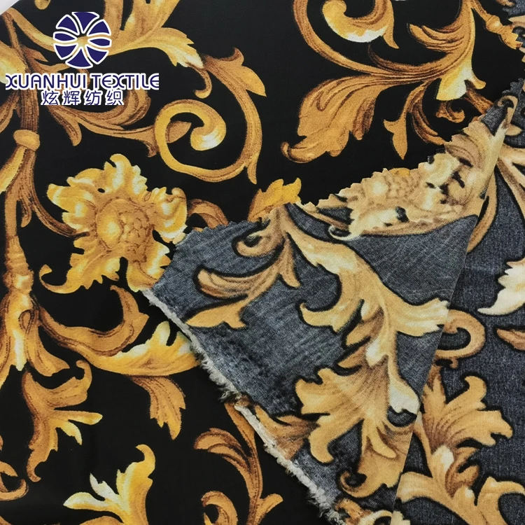 
Stock Lot FDY Customize Design Jersey In Stock Polyester Four Way Stretch Spandex Fabric 