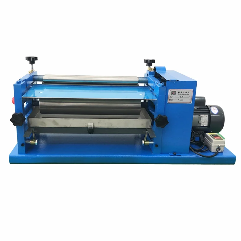 Double roller speed regulation Paper Glue Coating Machine