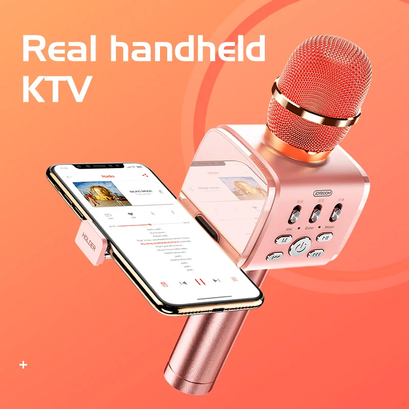 Беспроводной микрофон JOYROOM JR-MC3 с подставкой для смартфона