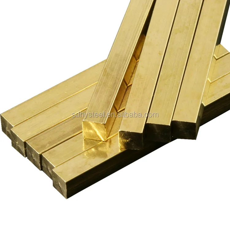 Low Price Alloy Brass  Copper Bus Bar Handles Brass Bars Brass Rod C36000