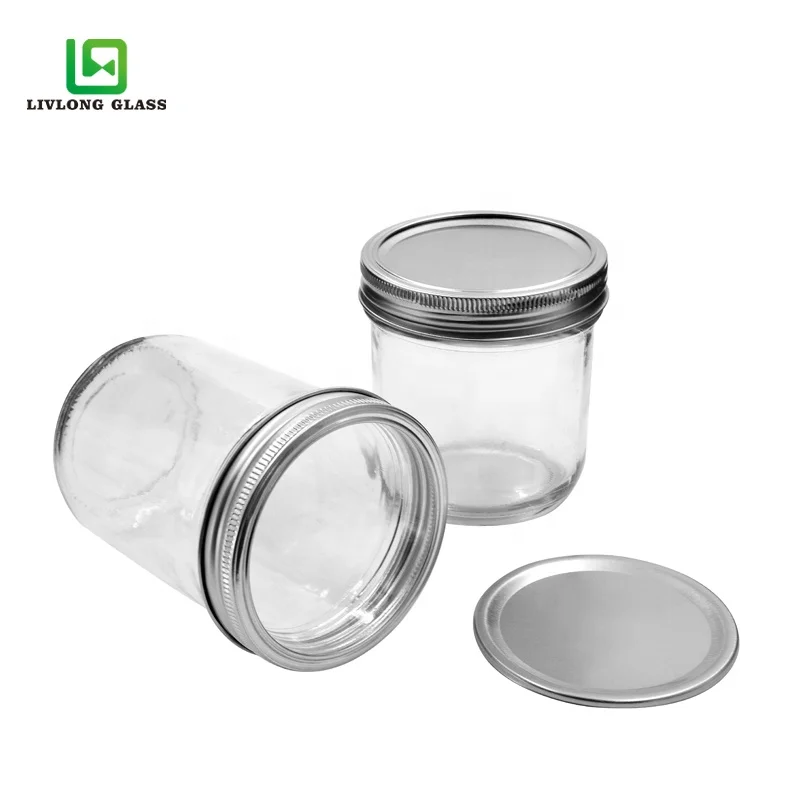 120ml 200ml 250ml 300ml 350ml 400ml 450ml 600ml 650ml caviar jar mason cup hot sauce jam glass jars with curled tinplate lid