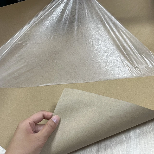 90inch waterproof peelable polymer-coated paper kraft paper used as top,side and bottom layer in the PUR-foaming process