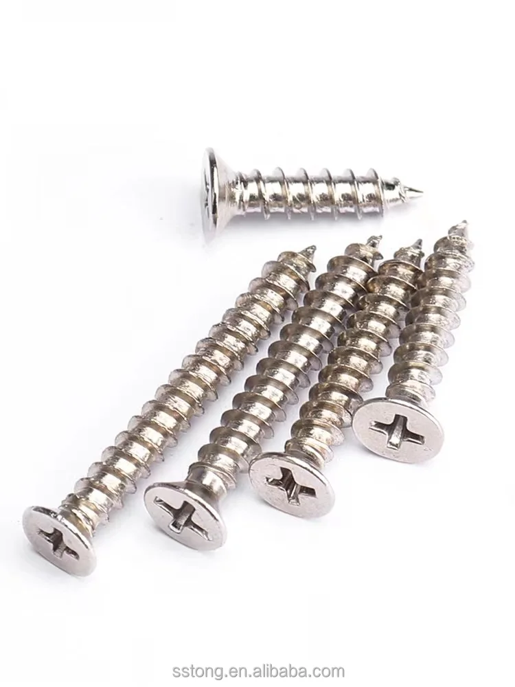 Screw Manufacturer Countersunk Flat Head Phillips Self Tapping Steel Screw