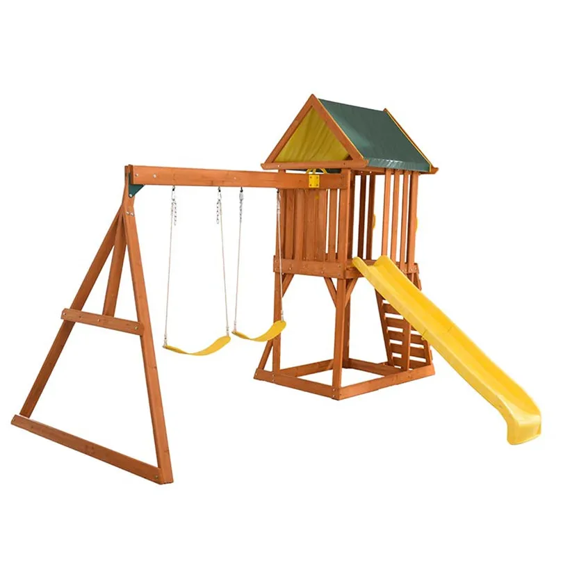 
Professional Customization Outdoor Amusement Playground Children With Yard Swing Sets 