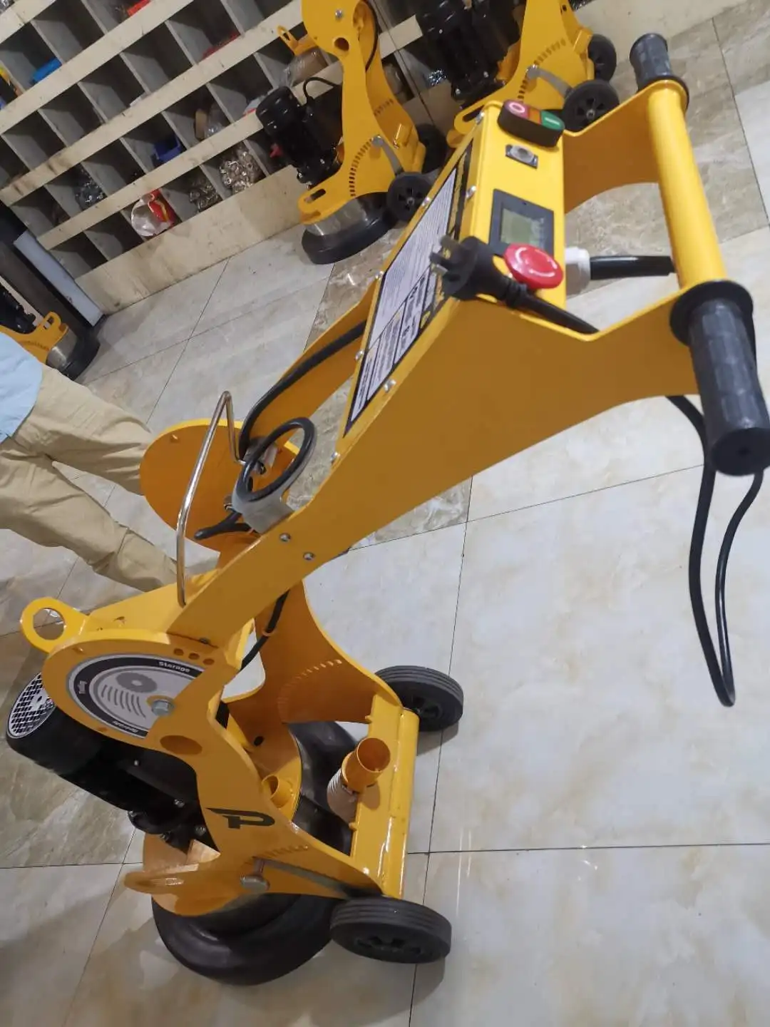 Automatic CJ-480 Floor Concrete Grinders Super Hand Push Machine New Motor Core Component Construction Industries Surface Sale