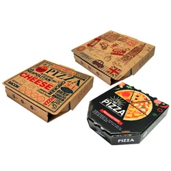10 inches duplex cardboard corrugated pizza box  cheap corrugated carton pizza box