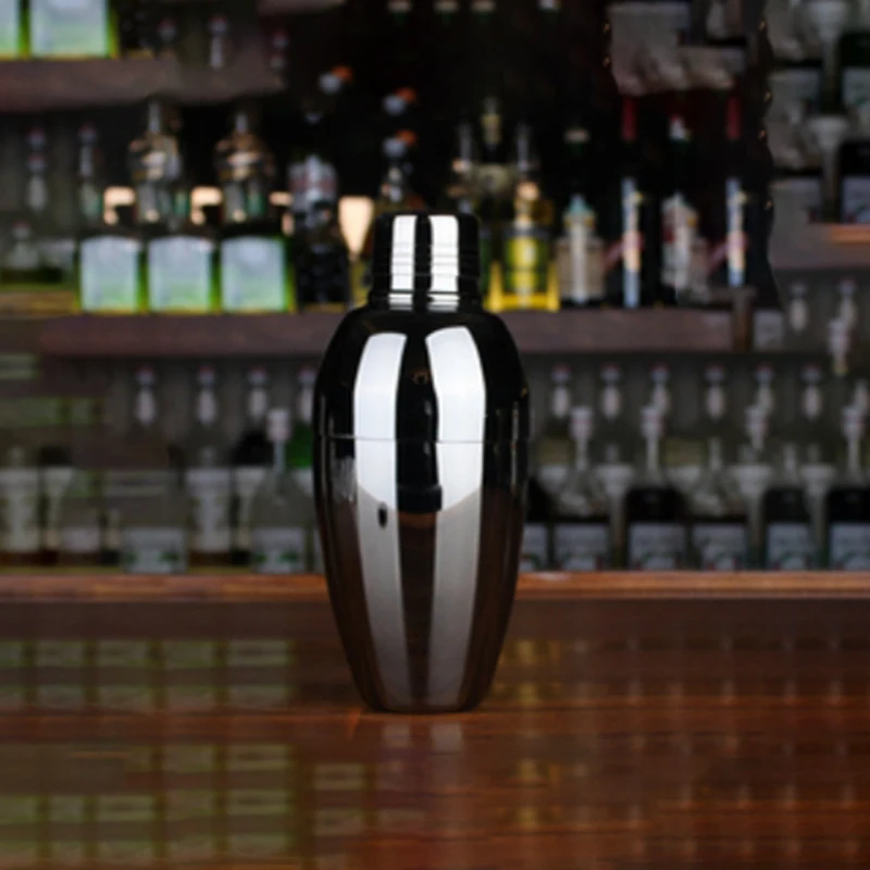 Manufacturers sell 304 Stainless Steel Cocktail Shaker 500ml New American Style Shaker Bar Milk Tea Shop General Bar Tools