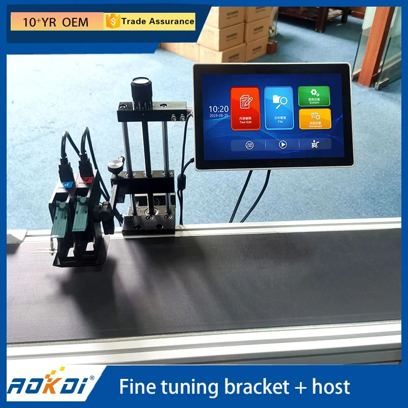 Industrial Multiple nozzles Automate Large Character Variable Data Production Date Coding Machine pattern TIJ Inkjet Printer