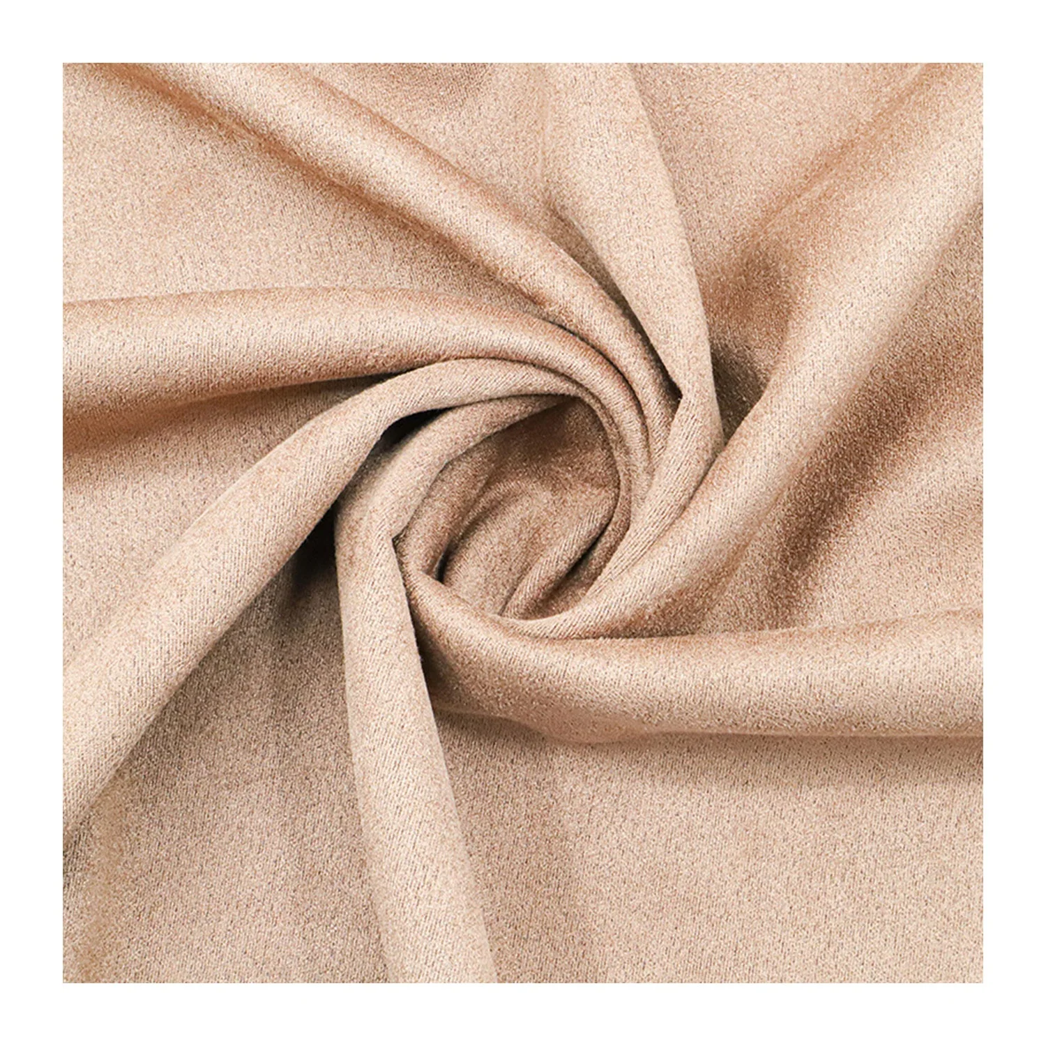 Эластичная трикотажная замшевая ткань из 100% полиэстера, материал сумки, чехол для дивана, замшевая ткань, ткань из искусственной замши, зима