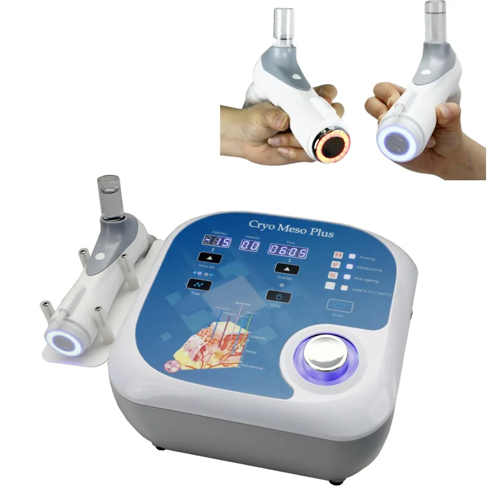 2024 cryotherapy  electroporation mesotherapy facial machine face lift detox beauty machine