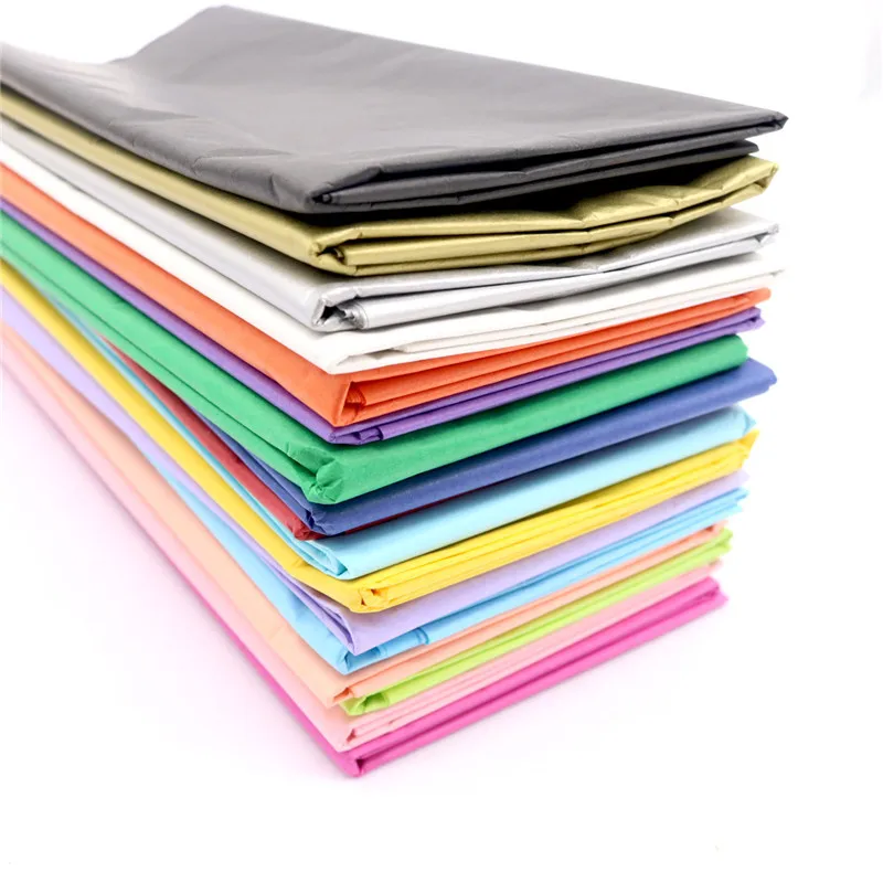 
Low MOQ customized wrapping paper tissue logo printing 14 gsm - 90 gsm tissue paper wholesale 