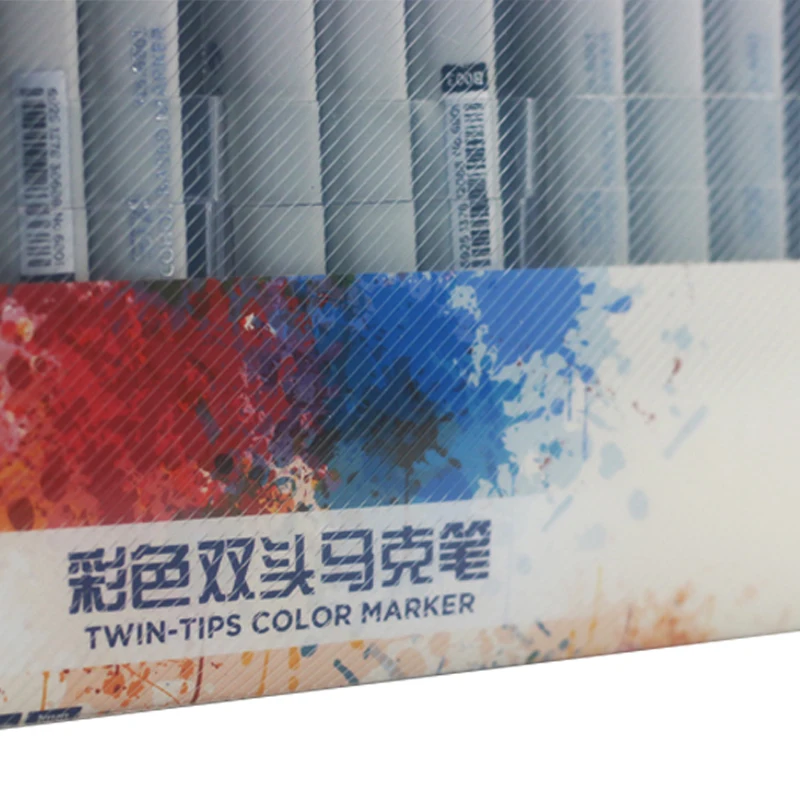 Factory price professional twin-tips color art marker pen