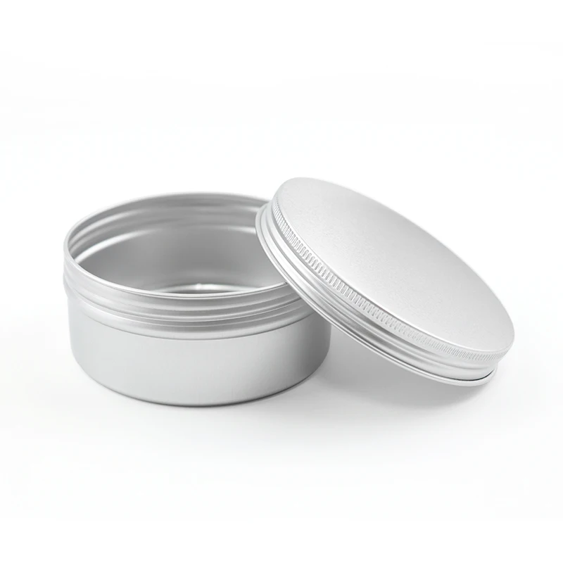 Factory Custom Small round Empty Metal Can Container Custom Aluminium Jar for Candle Tin Packaging