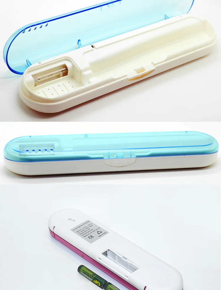 
B31 Travel disinfect toothbrush box UV sterilize toothbrush case 