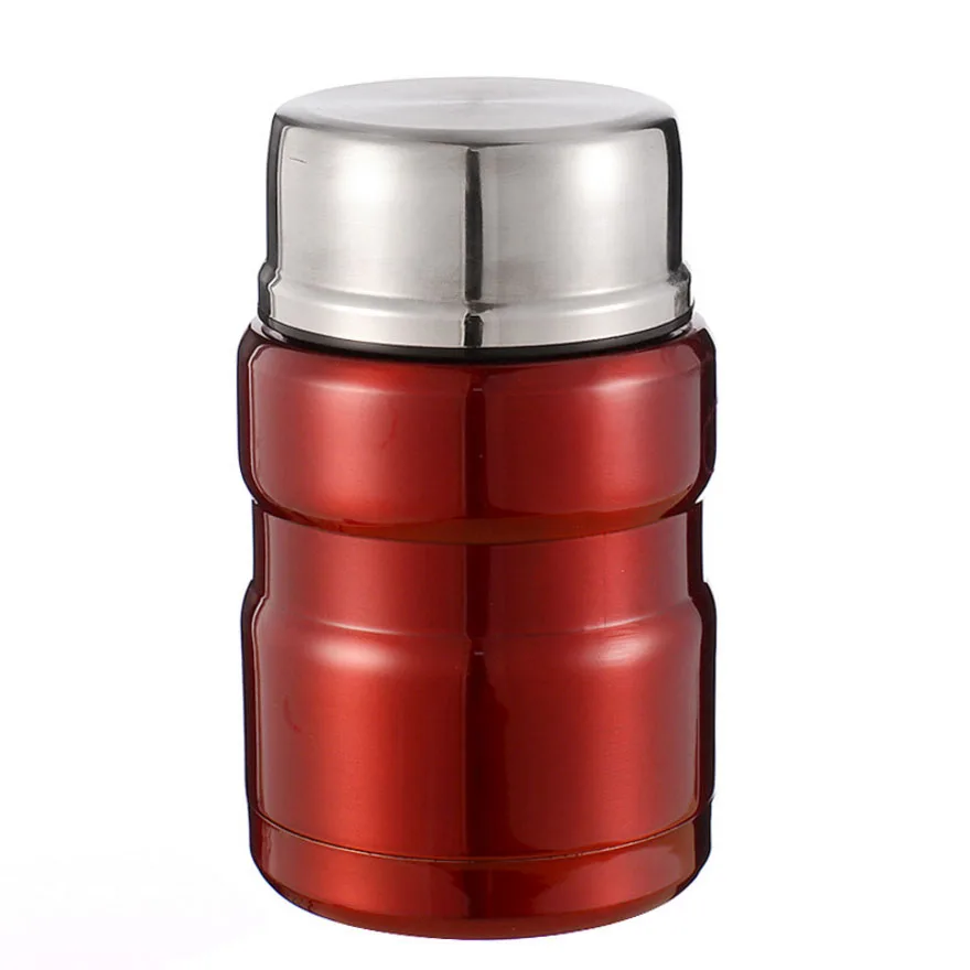 
Double Wall stainless steel Lunch Box Children Food Flask Spoon Food Storage Container Set 