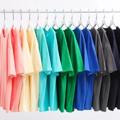 Factory direct wholesale 100% pure cotton heavy custom design logo printed cotton T-shirt